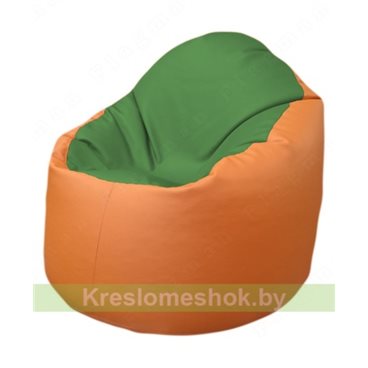 Кресло-мешок Браво Б1.3-N76N20 (зеленый - оранжевый)