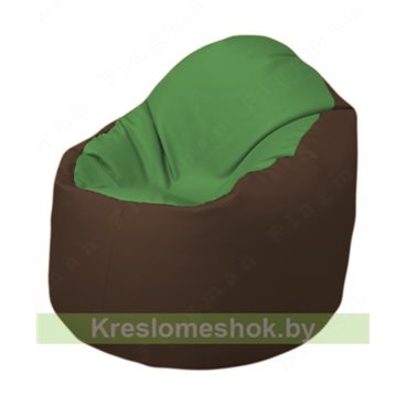 Кресло-мешок Браво Б1.3-N76N26 (зеленый - коричневый)