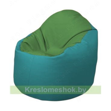 Кресло-мешок Браво Б1.3-N76N41 (зеленый - бирюзовый)