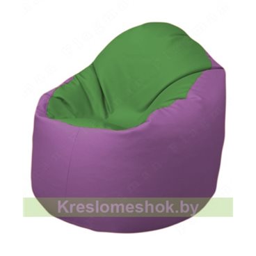 Кресло-мешок Браво Б1.3-N76N67 (зеленый - сиреневый)