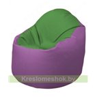 Кресло-мешок Браво Б1.3-N76N67 (зеленый - сиреневый)