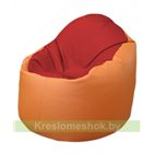 Кресло-мешок Браво Б1.3-T09Т20 (красный - оранжевый)