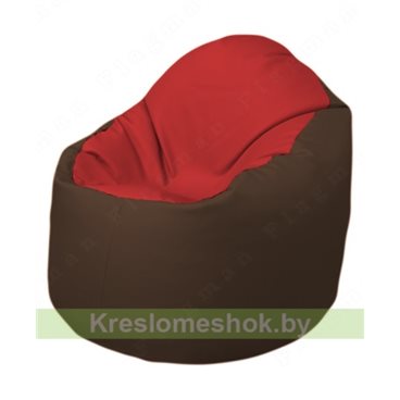 Кресло-мешок Браво Б1.3-T09Т26 (красный - коричневый)