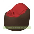 Кресло-мешок Браво Б1.3-T09Т26 (красный - коричневый)