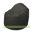 Кресло-мешок Браво Б1.3-T17Т38 (темно-серый, чёрный)