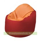 Кресло-мешок Браво Б1.3-T20Т09 (оранжевый - красный)