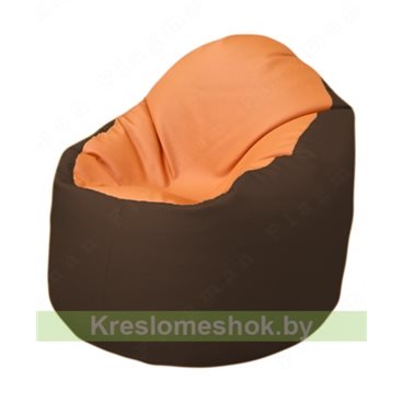 Кресло-мешок Браво Б1.3-T20Т26 (оранжевый - коричневый)
