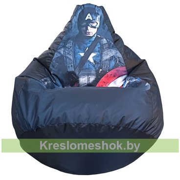Кресло мешок Груша "Капитан Америка"