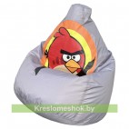 Кресло мешок Angry Birds (черный)
