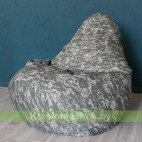 Кресло мешок Груша Г2.7-21 Серый пикси