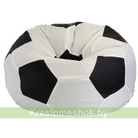 Кресло мешок Мяч Мяч М1.1-01 (основа белая, вставка чёрная)
